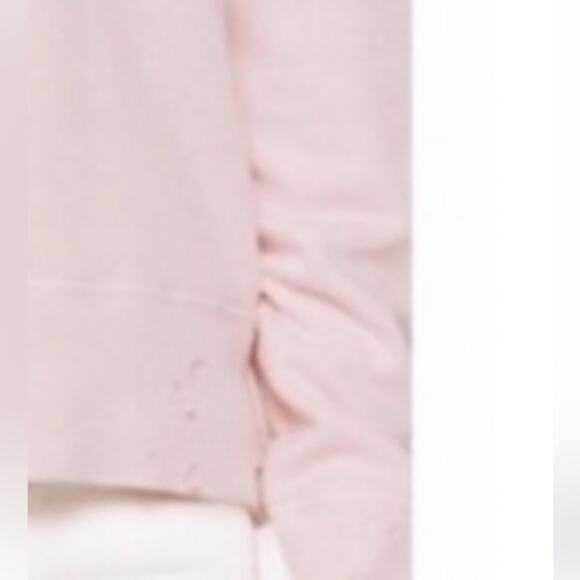 Zadig & Voltaire Destroyed Rock Sweatshirt Size S in Pink - Picture 13 of 13